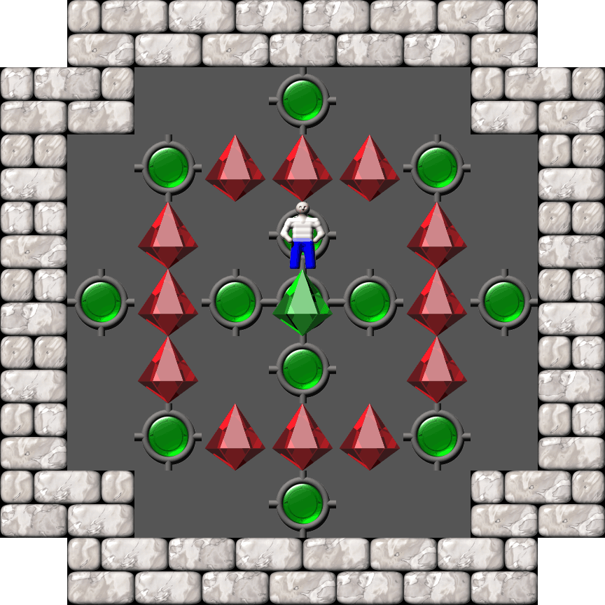 Сокобан Microban 01 Arranged уровень 3